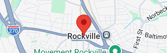 Screenshot showing a single red pin on a map